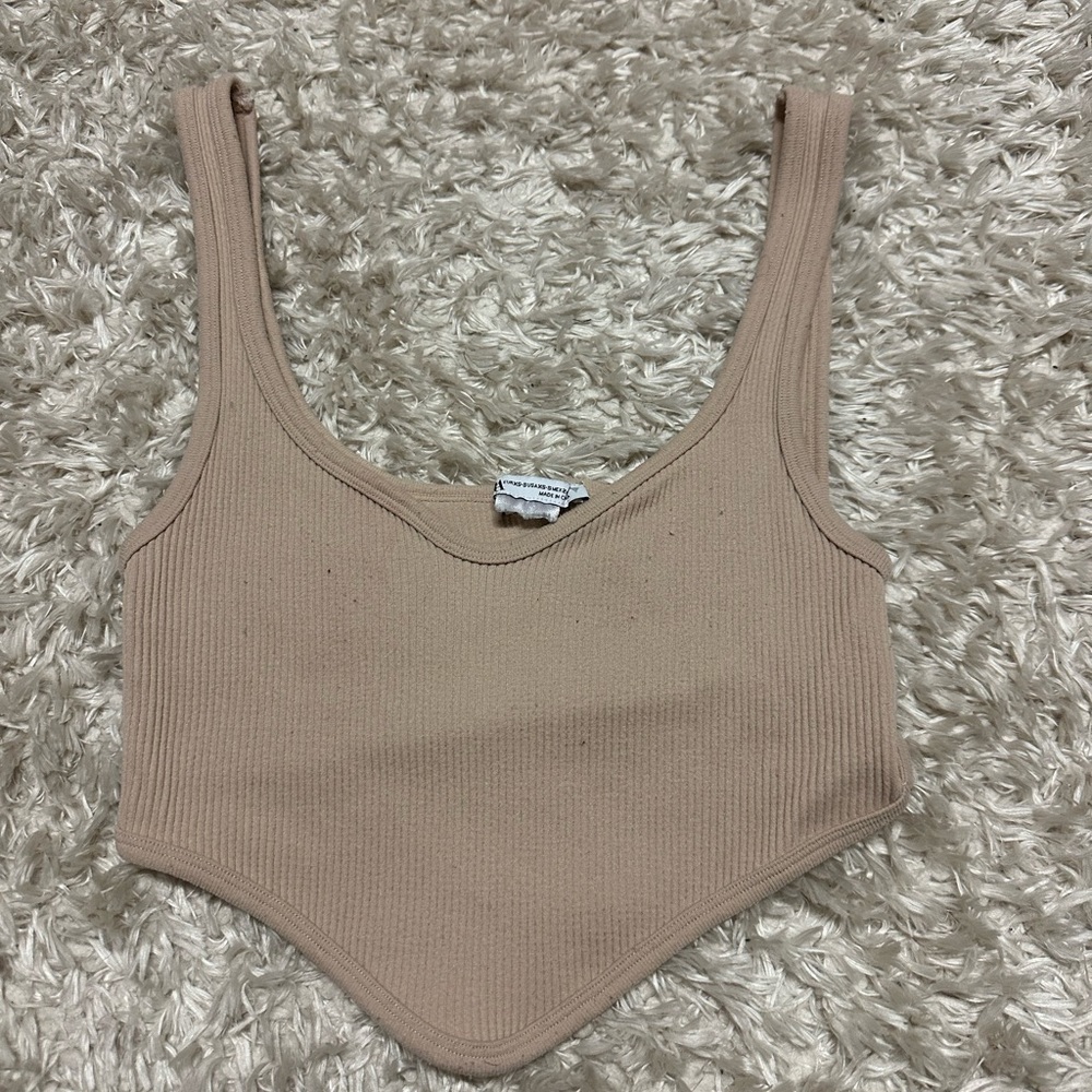 Fun cropped zara top!